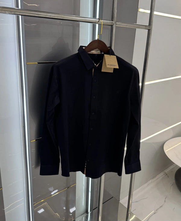 Burberr y Navy Blue Imported Premium Shirt