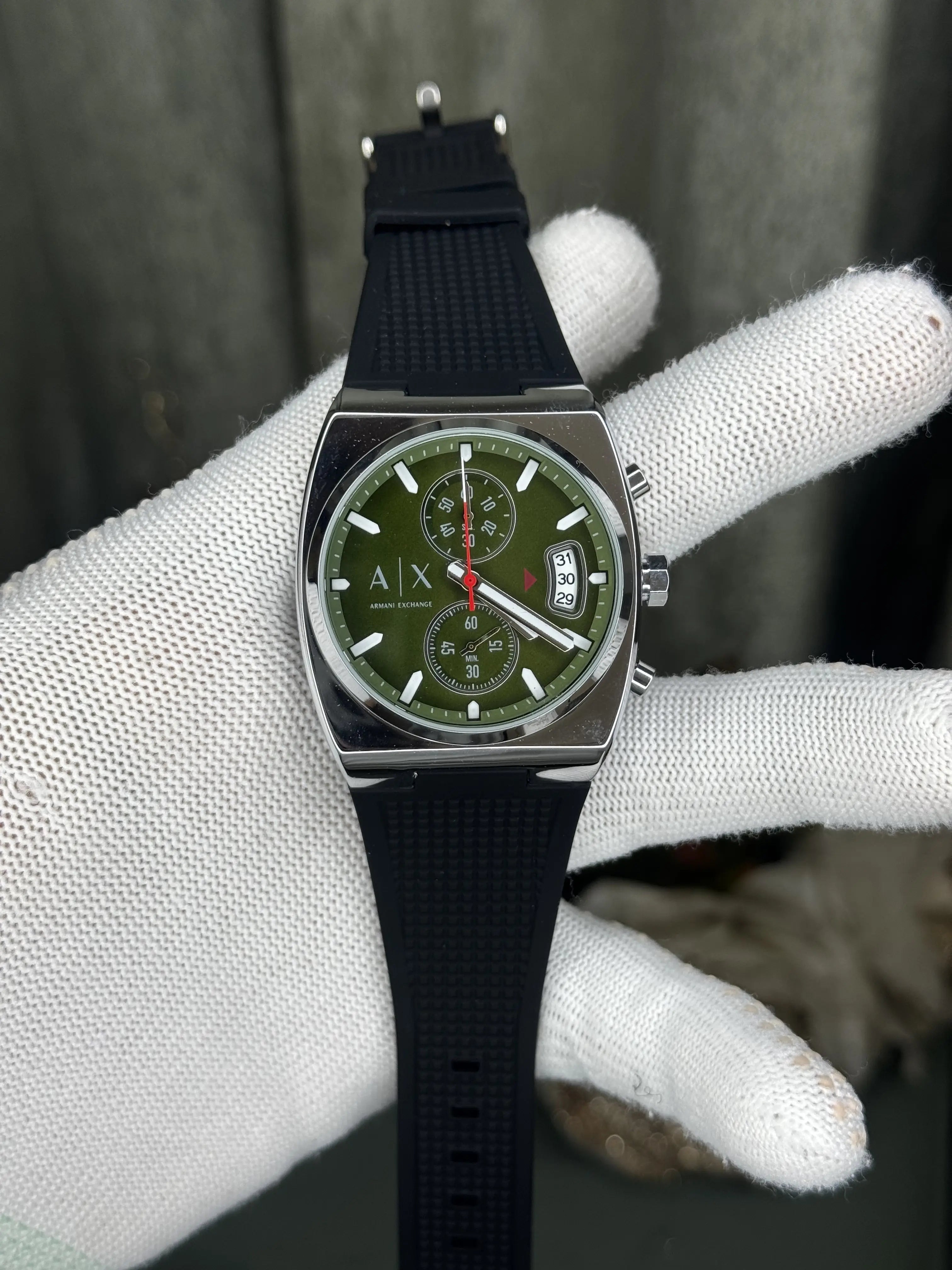 Arman i Exchange Oliver Black Green Chronograph Premium Watch Secondary image