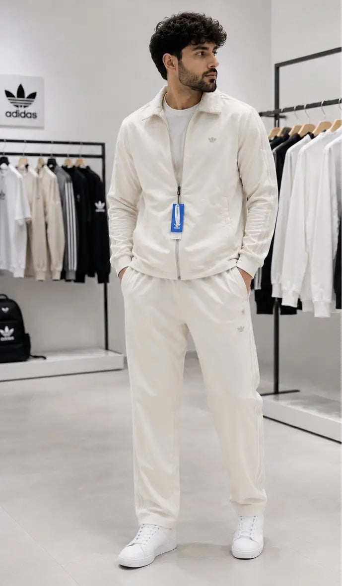 Adida s Cream Logo Work Premium Tracksuit