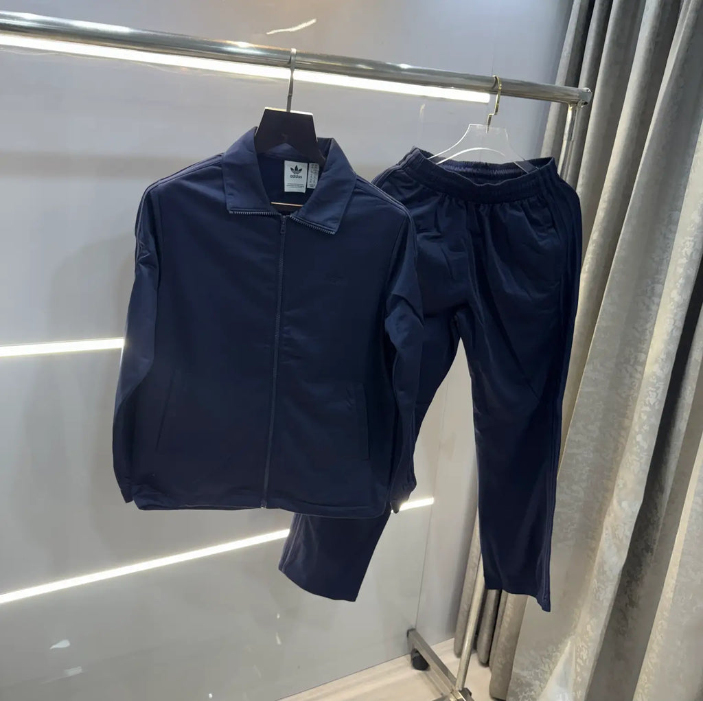 Adida s Navy Blue Logo Work Premium Tracksuit