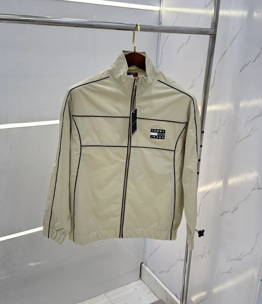 Tommy  Hilfiger Beige Imported Premium WindBreaker Jacket