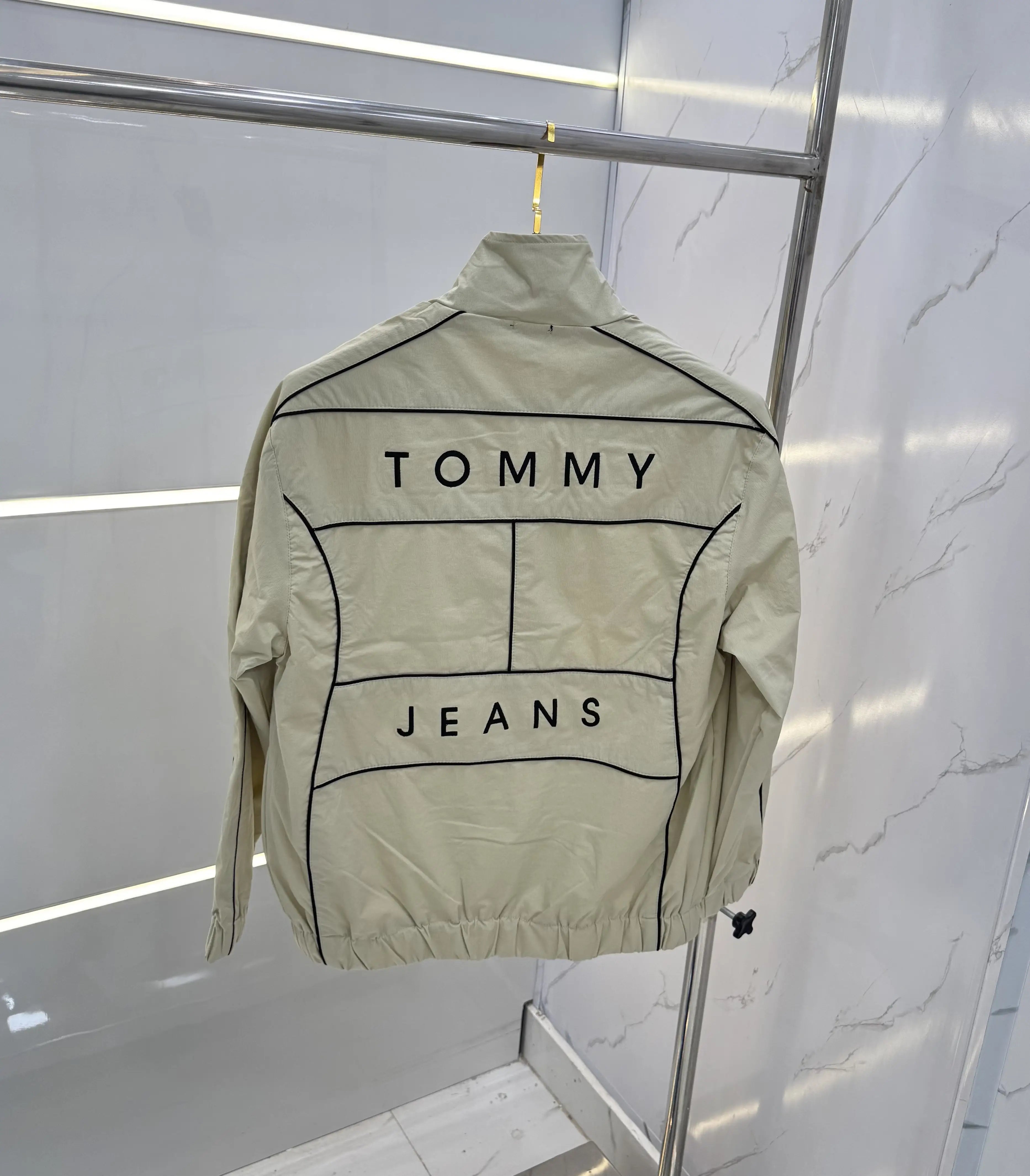 Tommy  Hilfiger Beige Imported Premium WindBreaker Jacket Secondary image