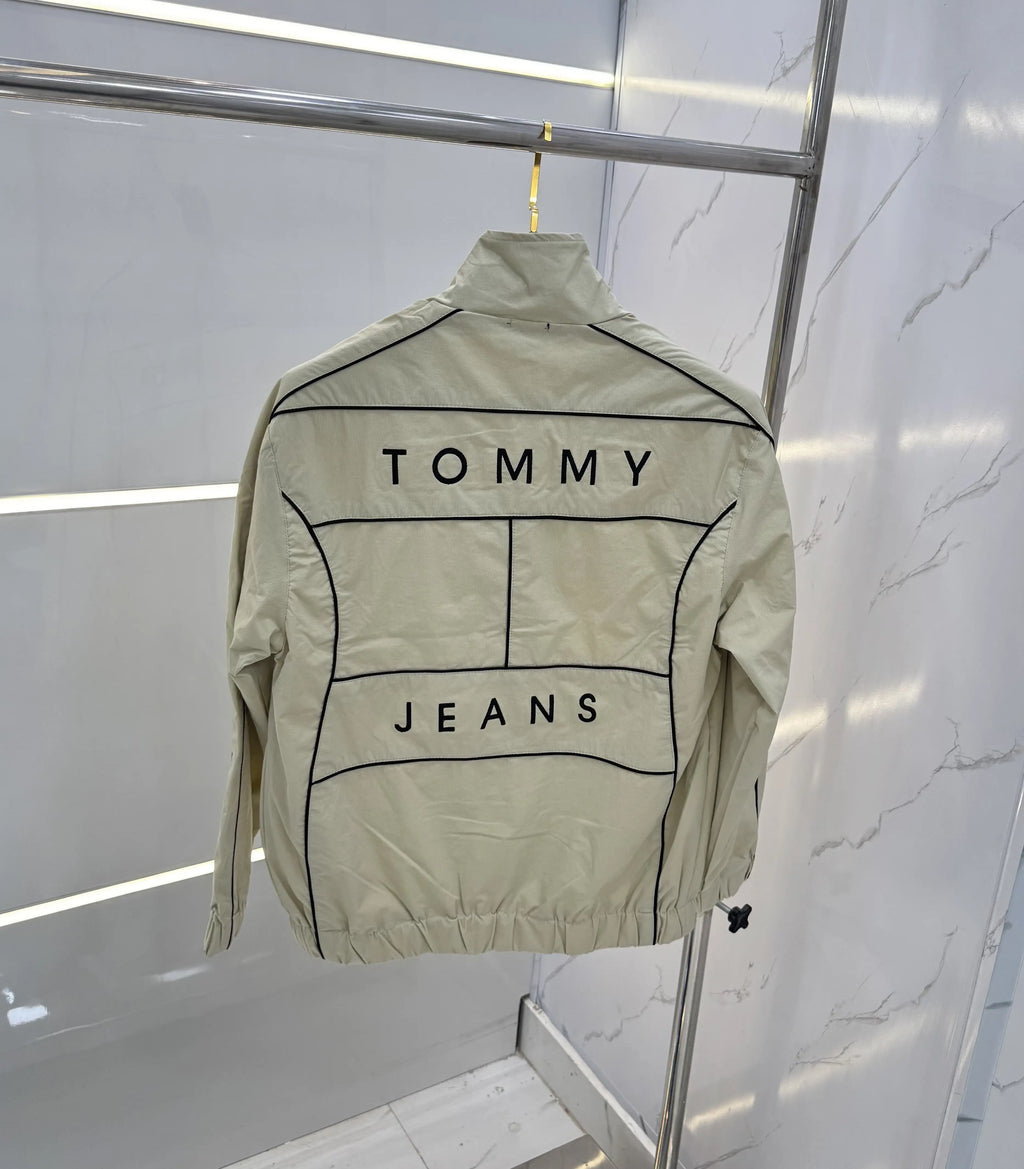 Tommy  Hilfiger Beige Imported Premium WindBreaker Jacket