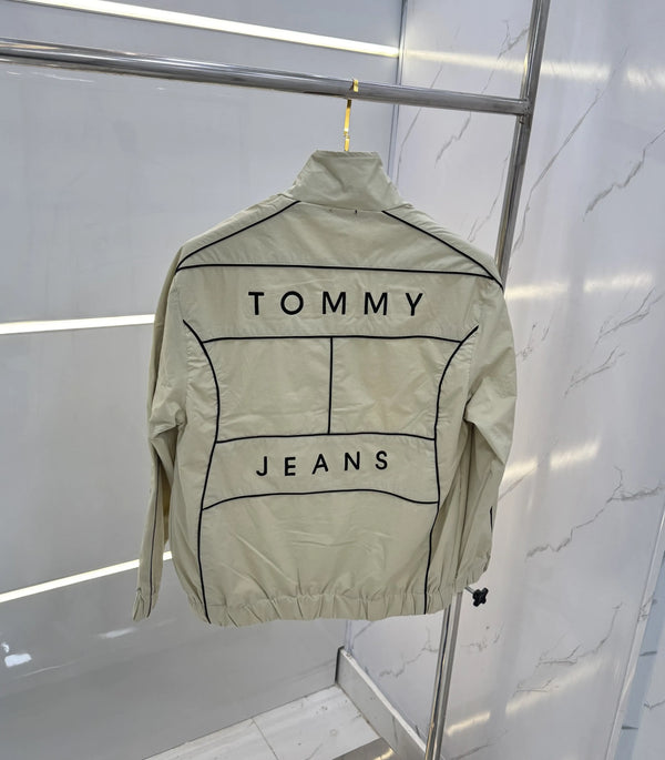 Tommy  Hilfiger Beige Imported Premium WindBreaker Jacket