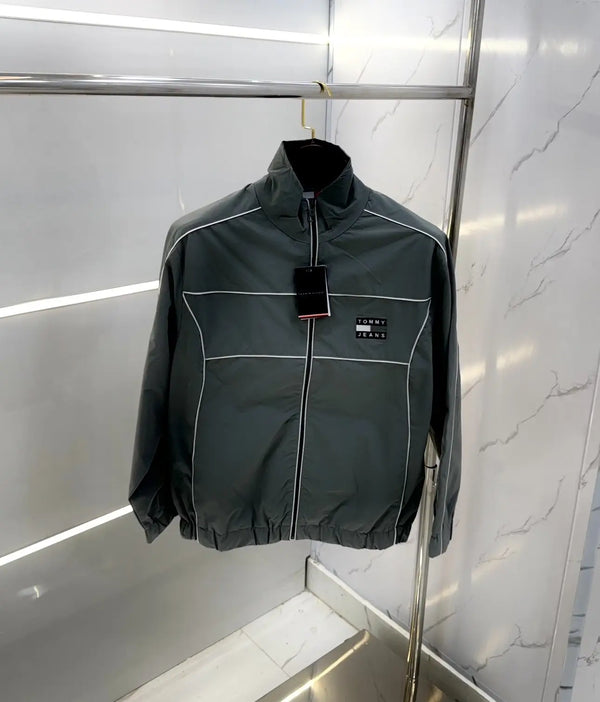Tommy  Hilfiger Dark Grey Imported Premium WindBreaker Jacket