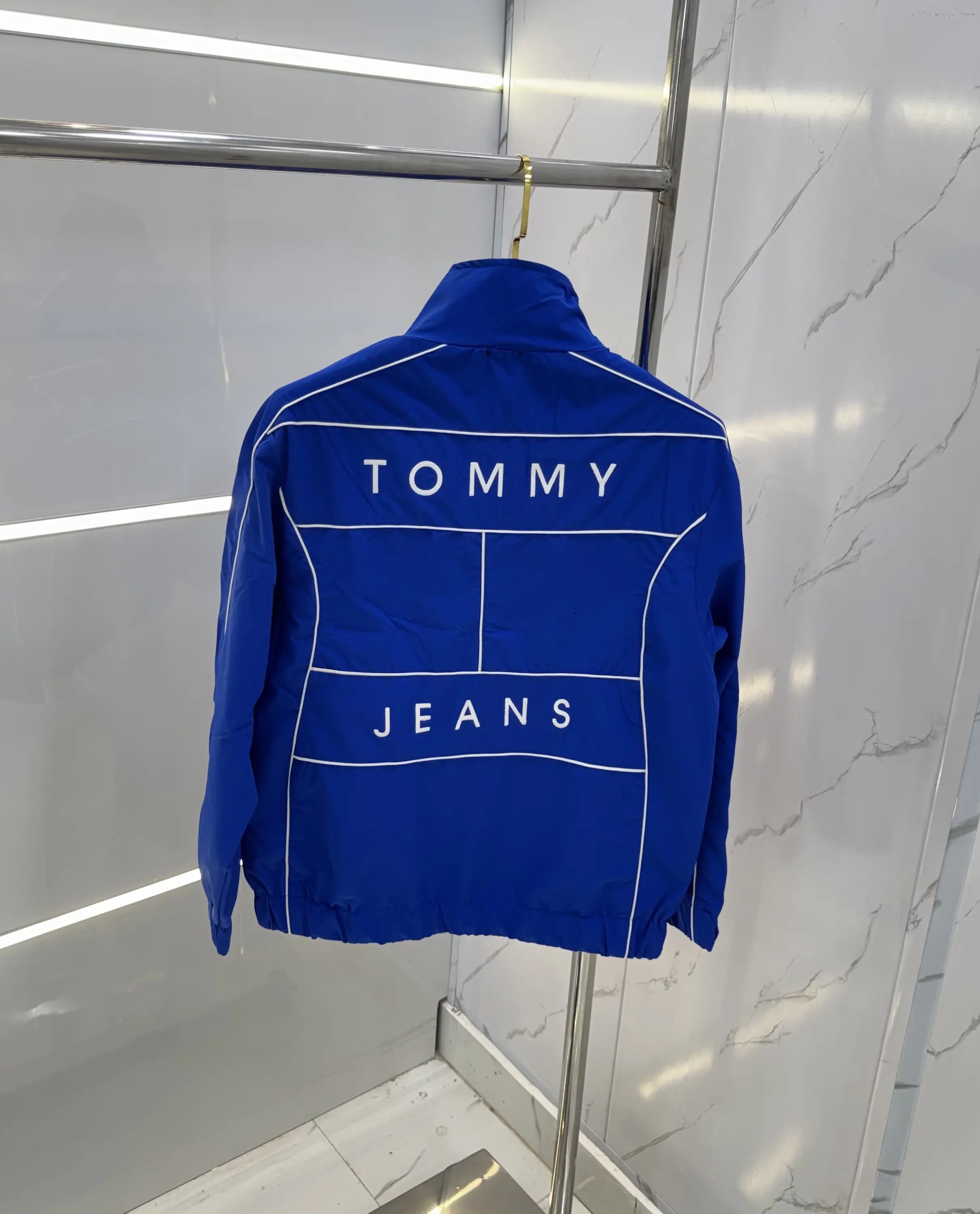 Tommy  Hilfiger Blue Imported Premium WindBreaker Jacket Secondary image