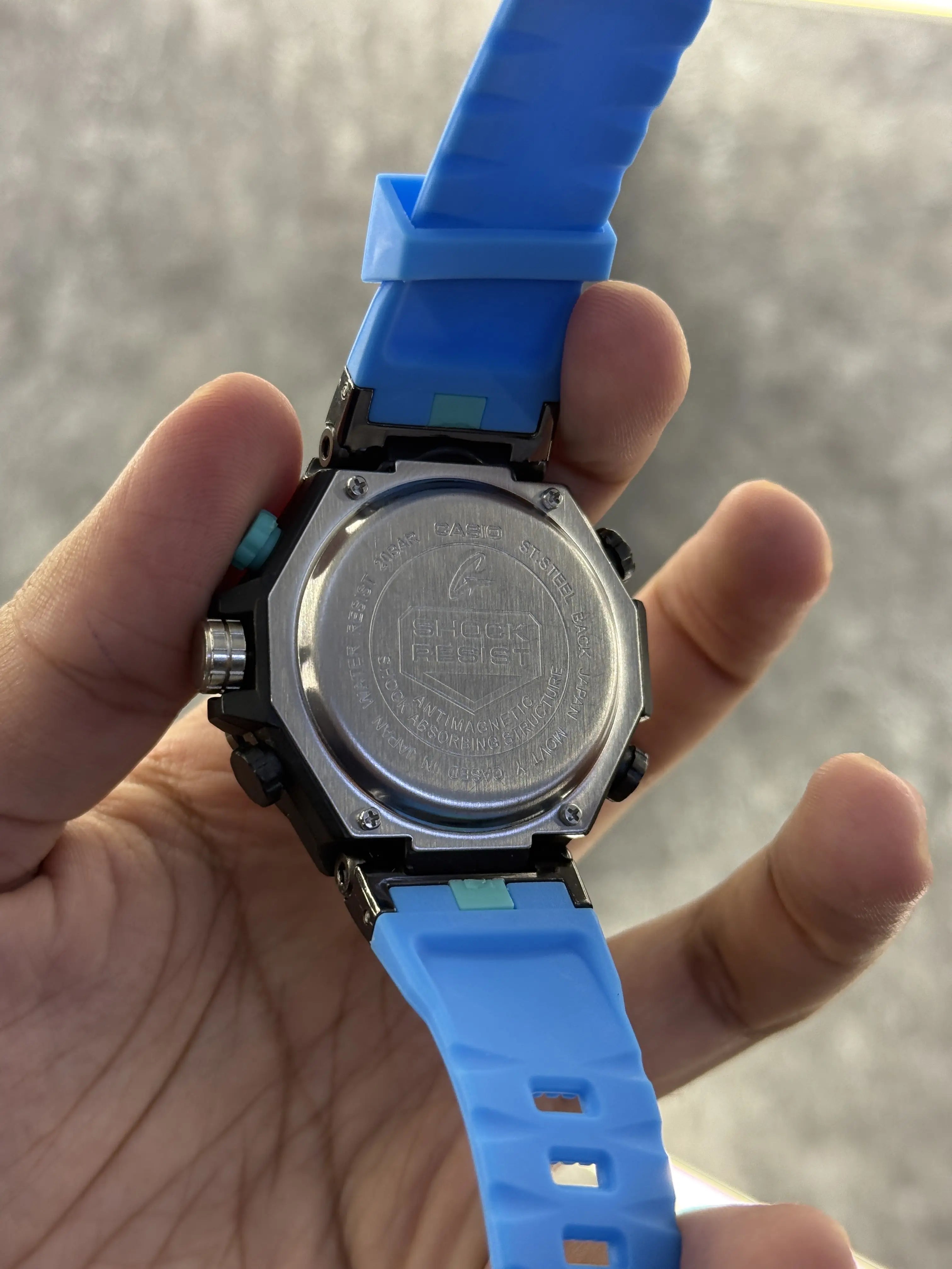 Casio Gshock X Analog Digital Blue 111