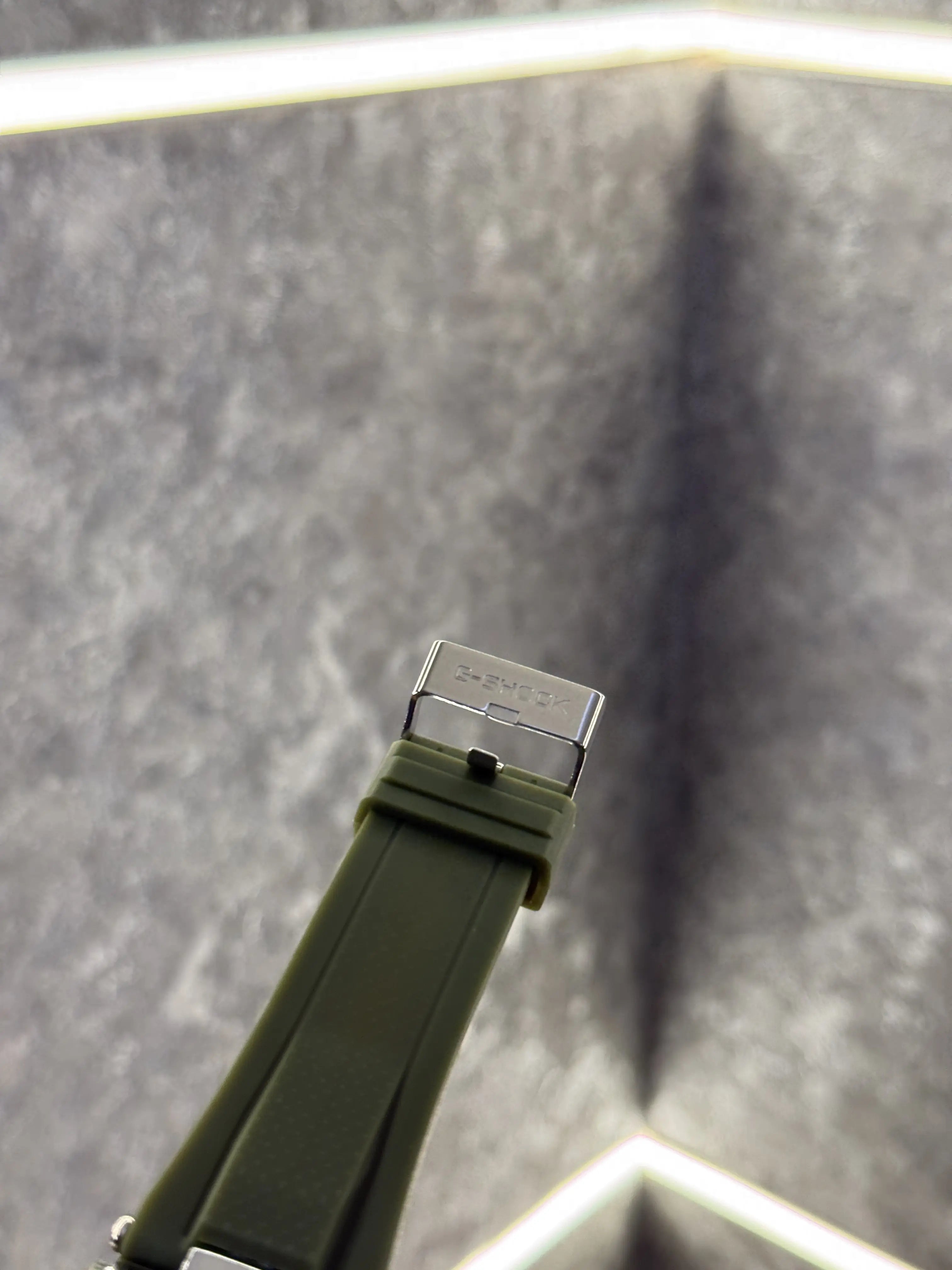 Casio Gshock Green Silver Digital Analog 113