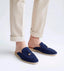Loro_Piana Key Lock Slip-Ons Blue