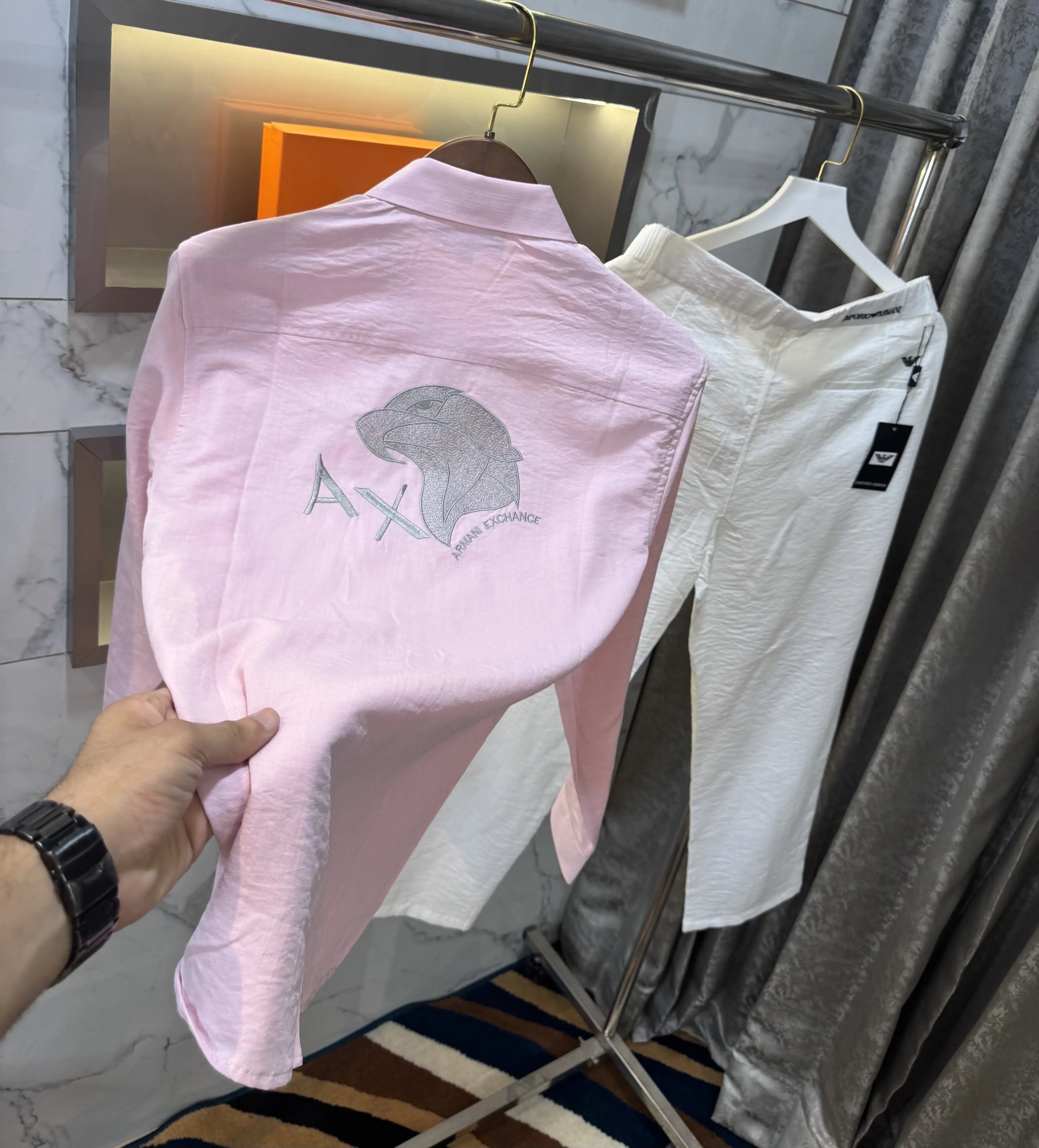 Arman i Exchange Pink White Italian Imported Combo