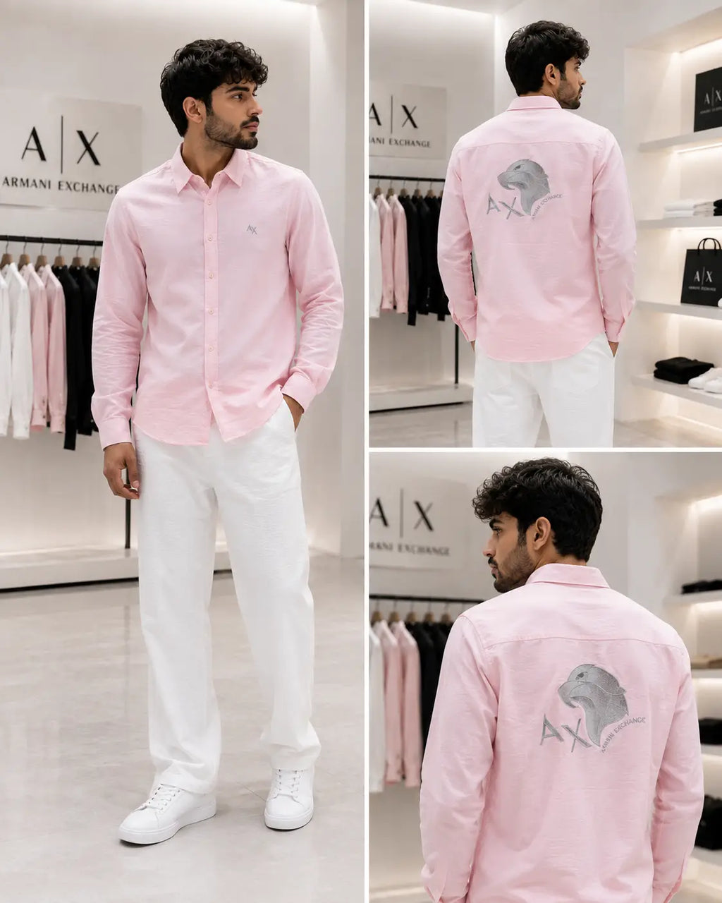 Arman i Exchange Pink White Italian Imported Combo