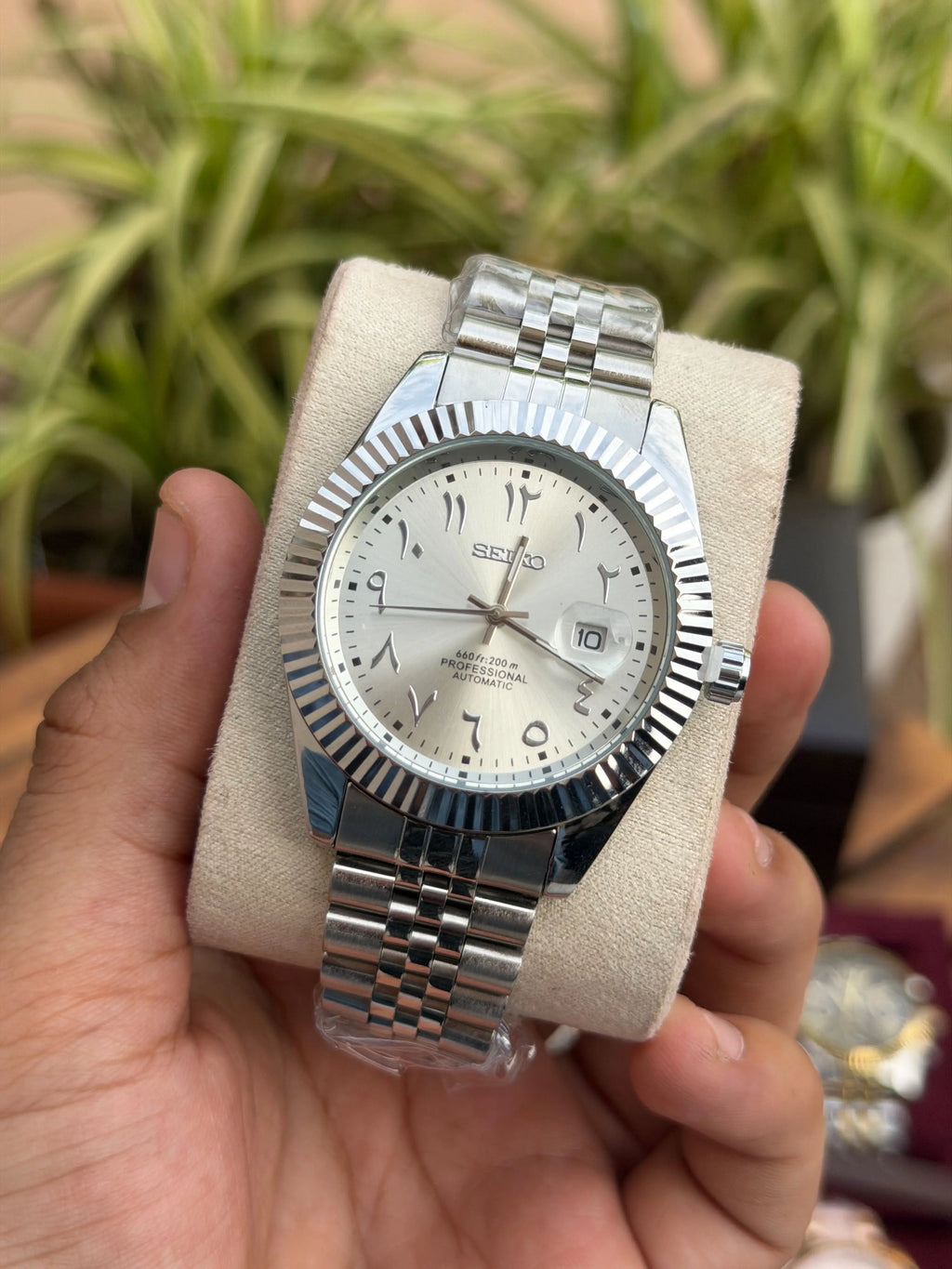 Seiko Date Just Arabic heavy quality