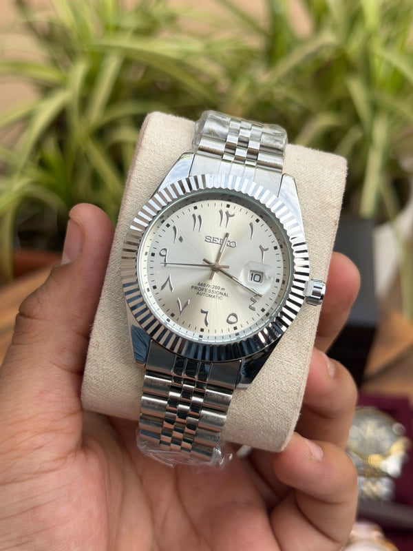 Seiko Date Just Arabic heavy quality