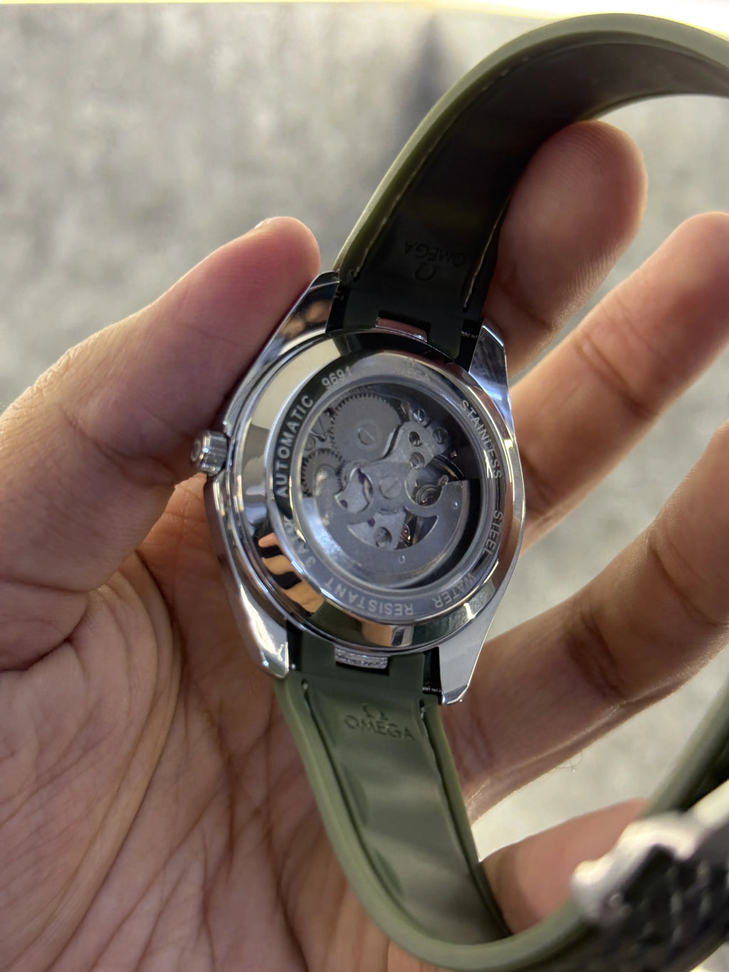Omeega Aqua Terra World Map Green Automatic 100