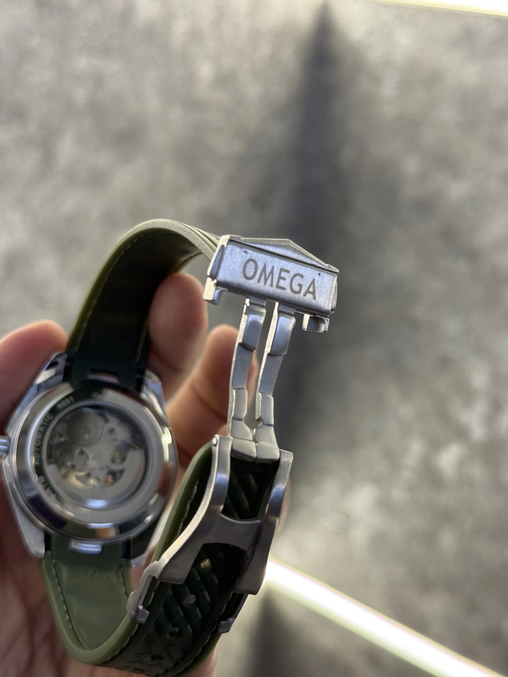 Omeega Aqua Terra World Map Green Automatic 100