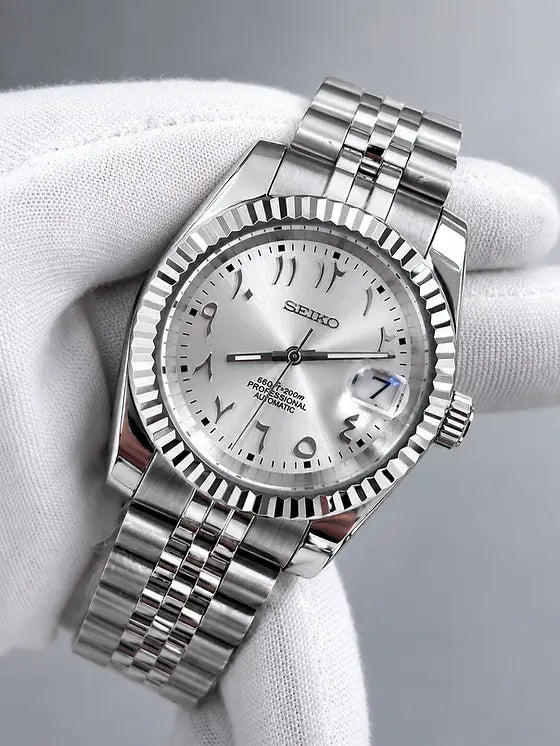 Seiko Date Just Arabic heavy quality