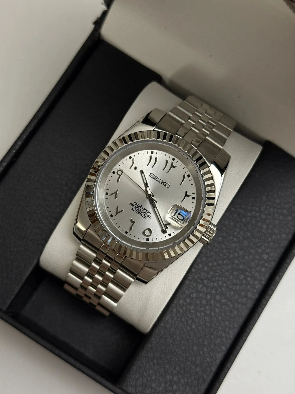 Seiko Date Just Arabic heavy quality