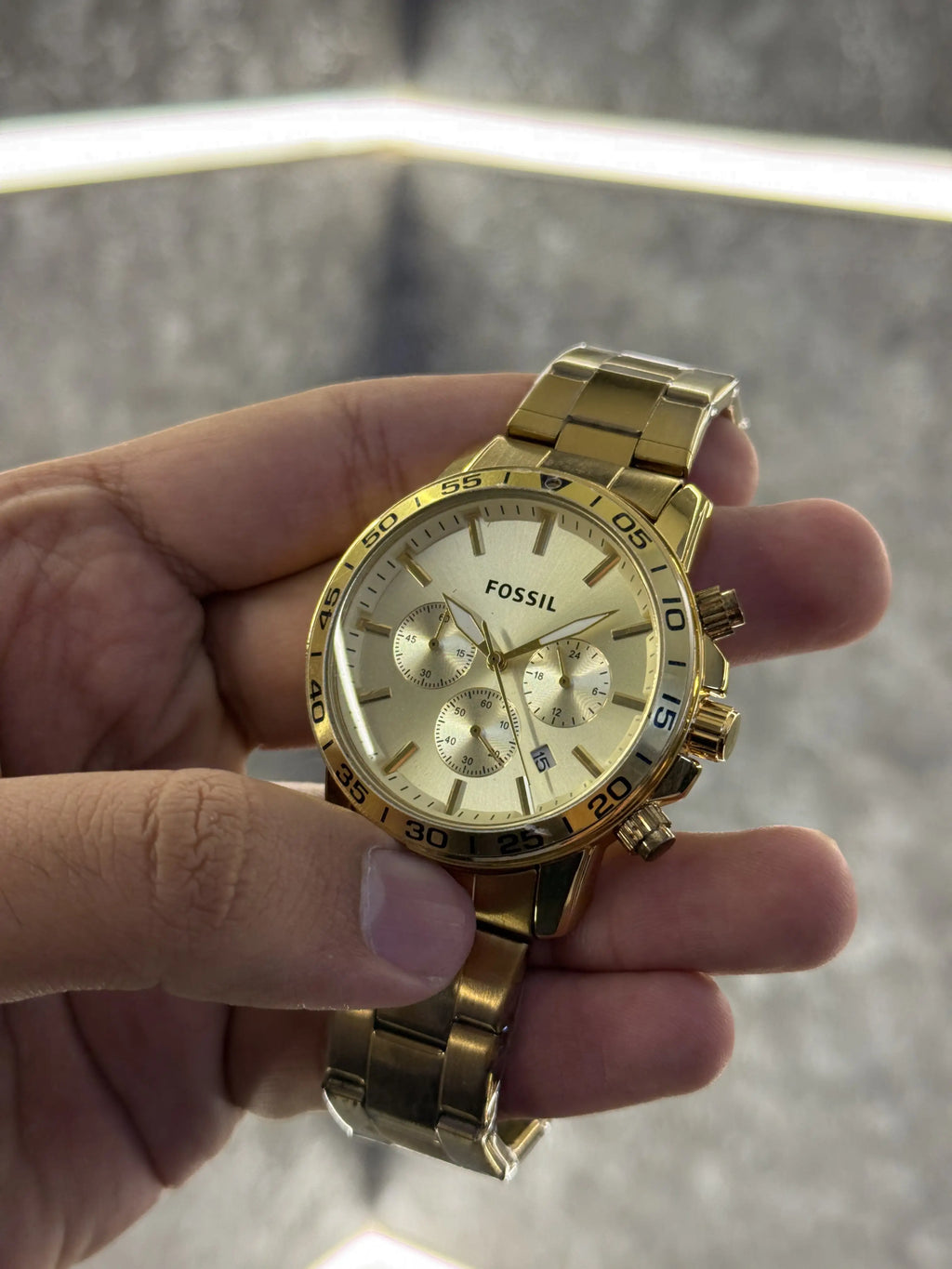 Fossil Bannon Premium All Chronograph Working 108