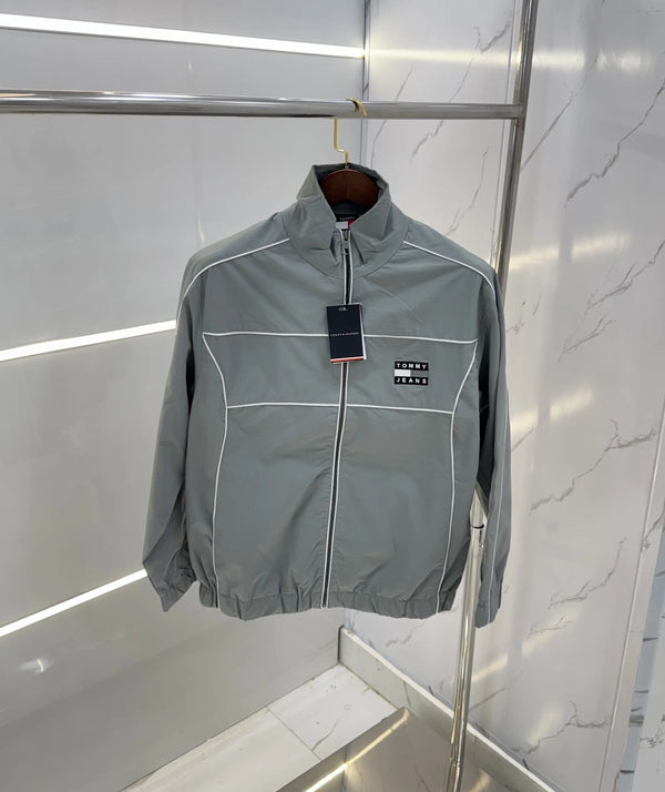 Tommy  Hilfiger Light Grey Imported Premium WindBreaker Jacket