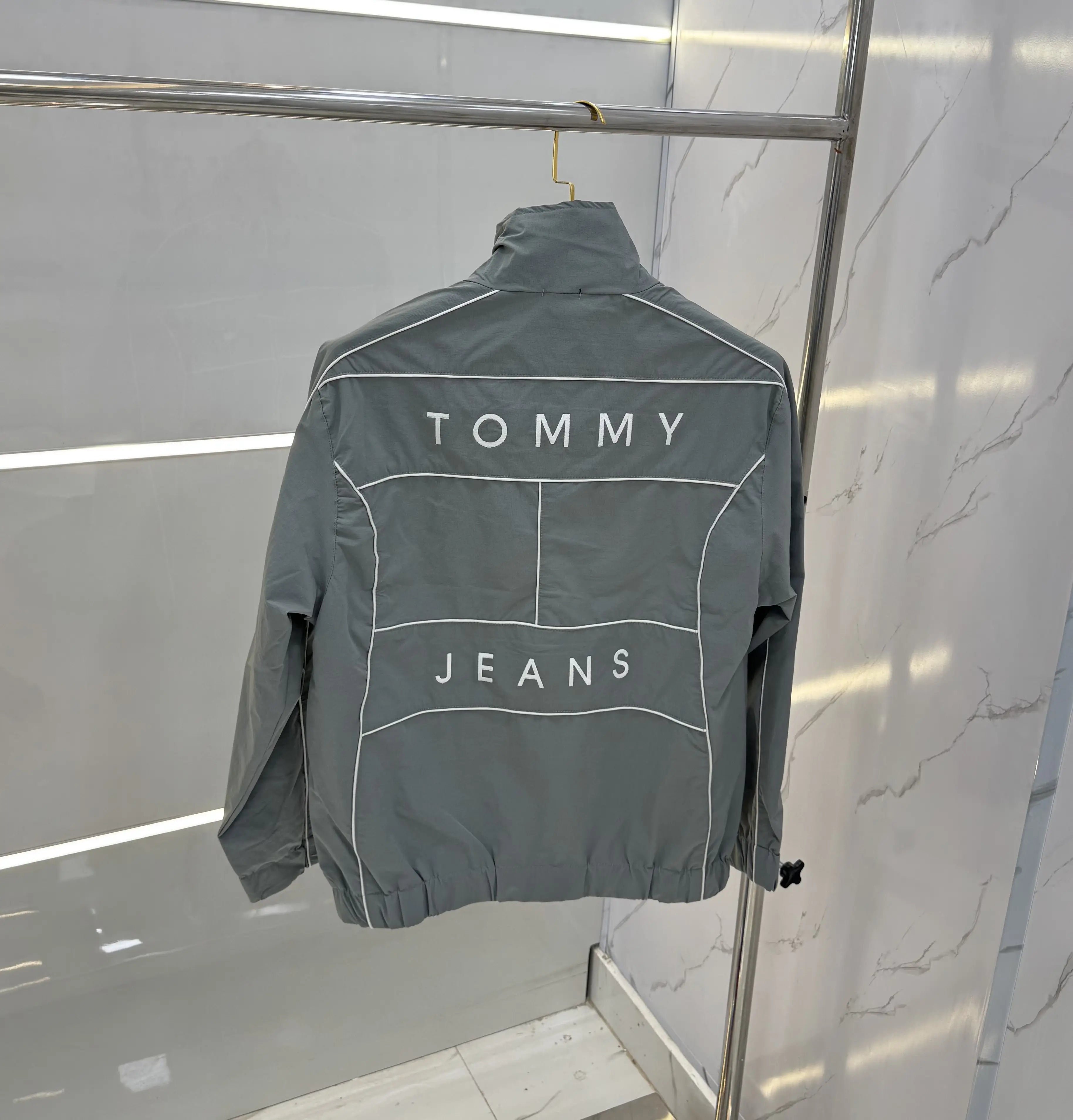 Tommy  Hilfiger Light Grey Imported Premium WindBreaker Jacket