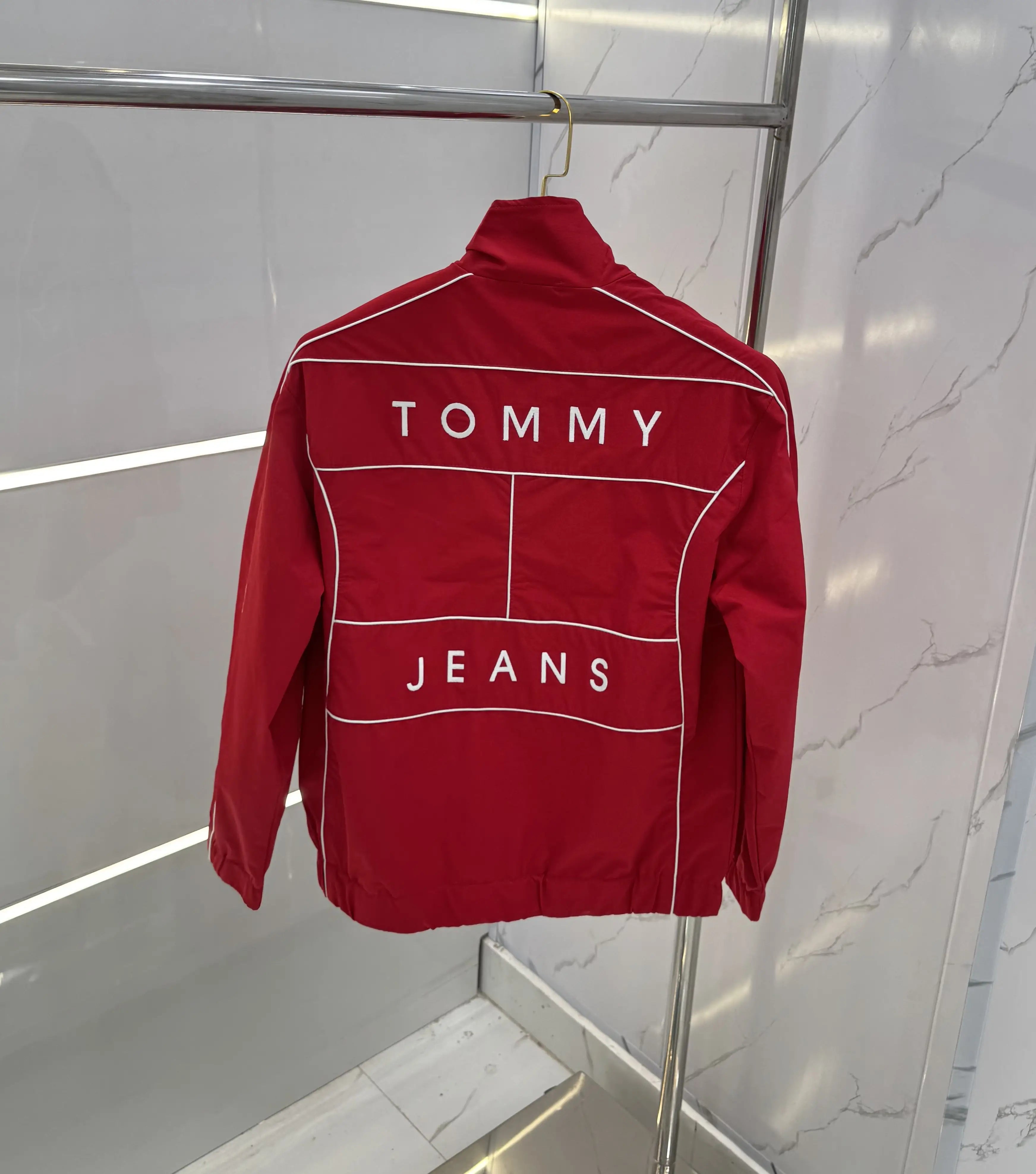 Tommy  Hilfiger Red Imported Premium WindBreaker Jacket Main image