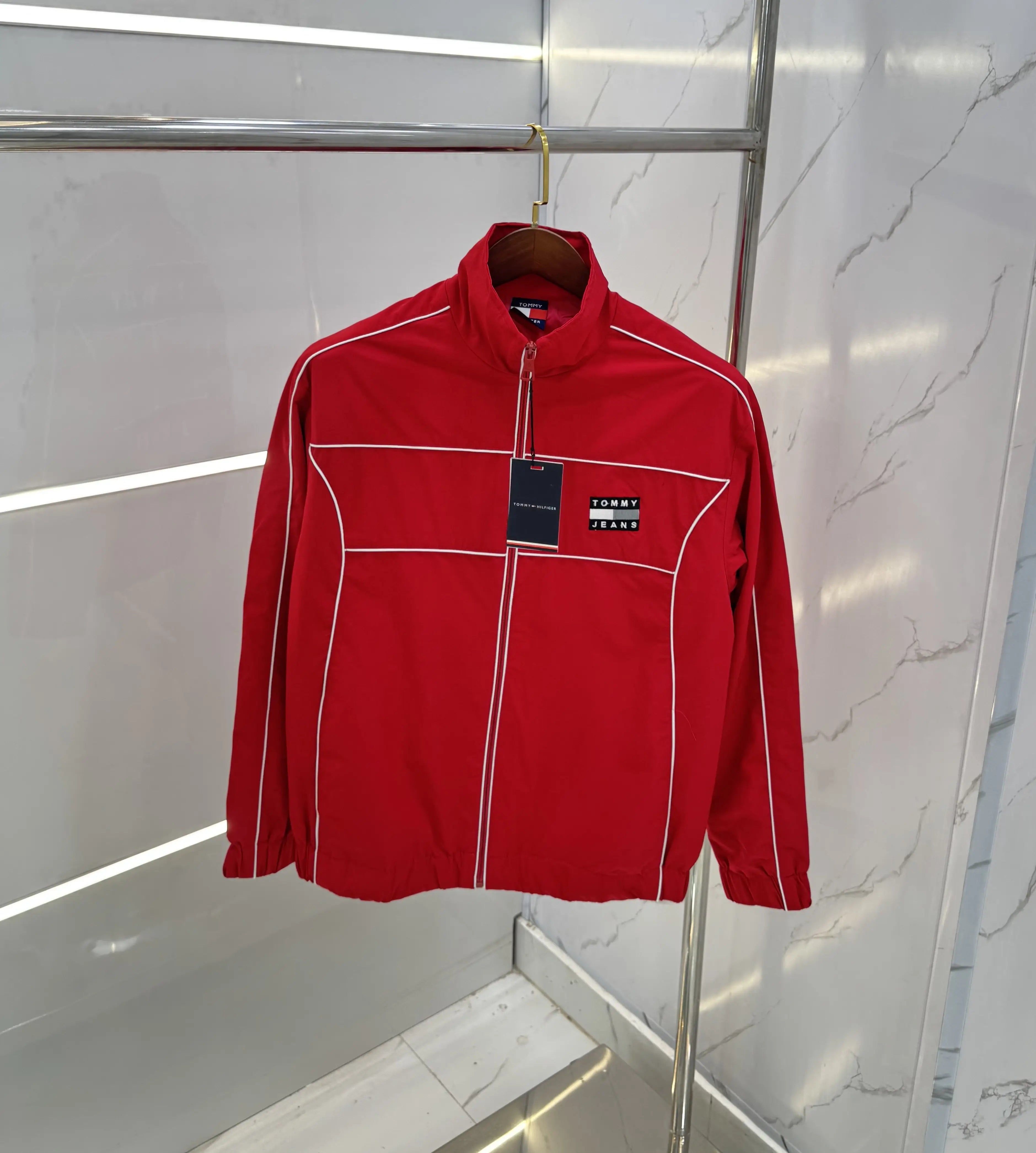 Tommy  Hilfiger Red Imported Premium WindBreaker Jacket Secondary image