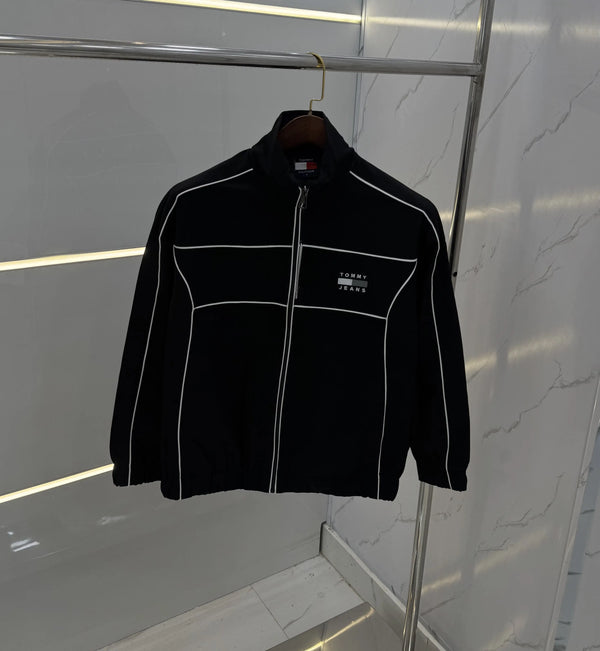 Tommy  Hilfiger Black Imported Premium WindBreaker Jacket
