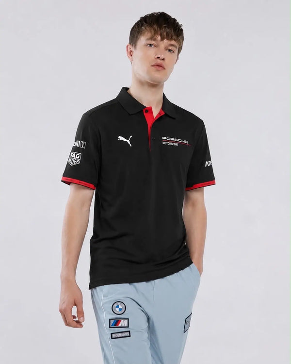 Pum a Black Porche Edition Premium Polo T-shirt