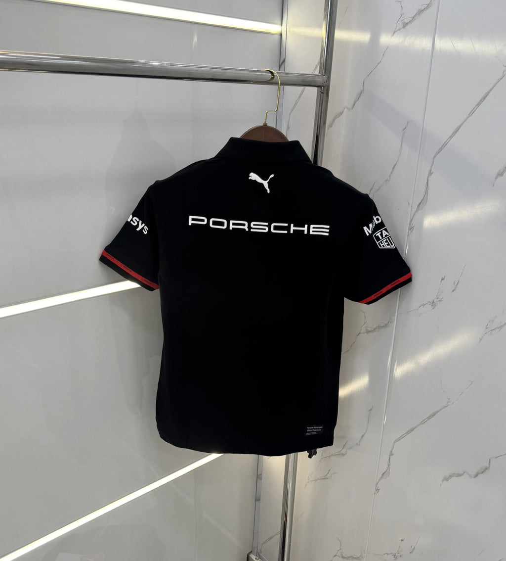 Pum a Black Porche Edition Premium Polo T-shirt