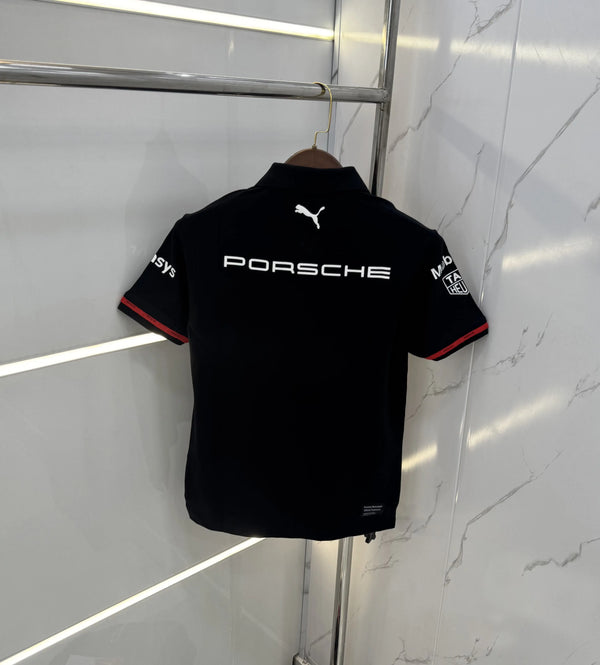 Pum a Black Porche Edition Premium Polo T-shirt