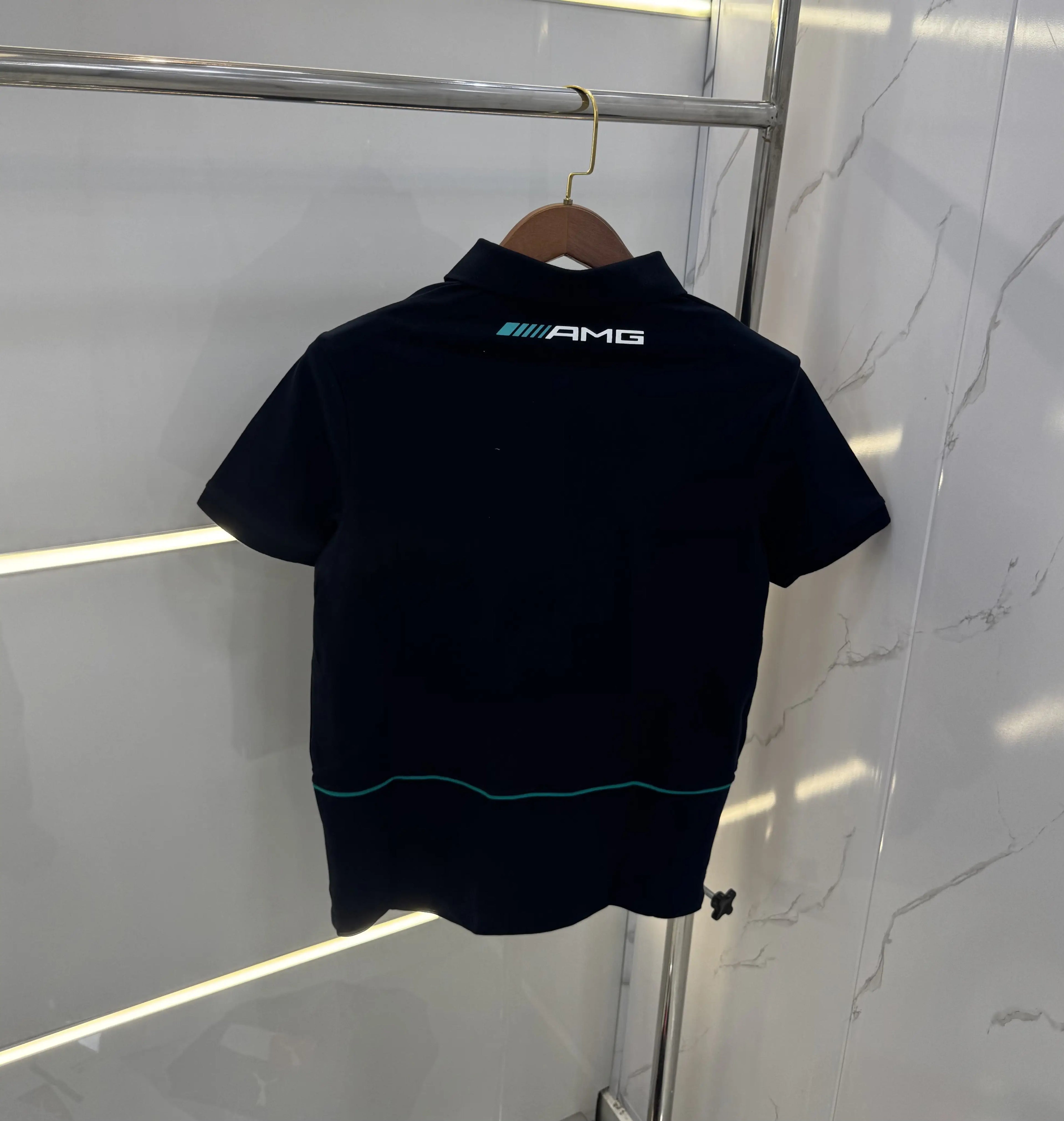 Pum a Navy Blue Mercedes Edition Premium Polo T-shirt