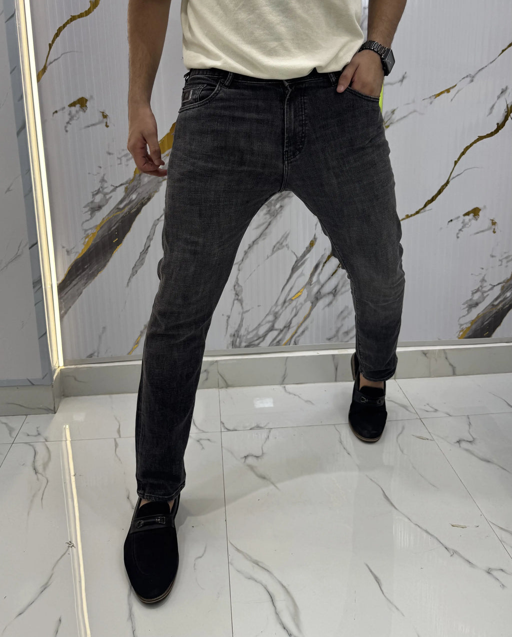 Hugo Boss Dark Grey Limited Edtion Imported Denim