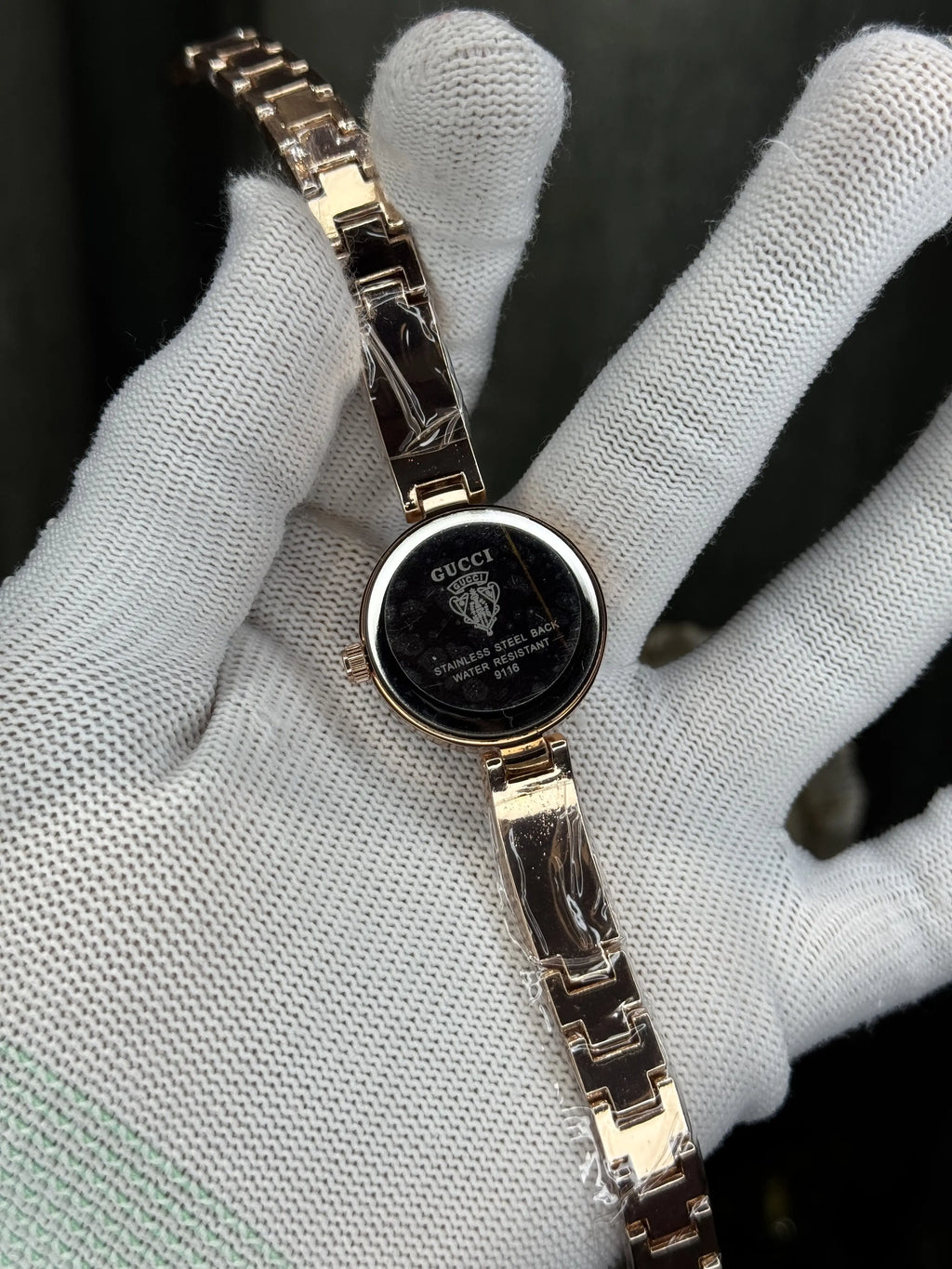 Gucc i Rose Gold White Premium Ladies Watch