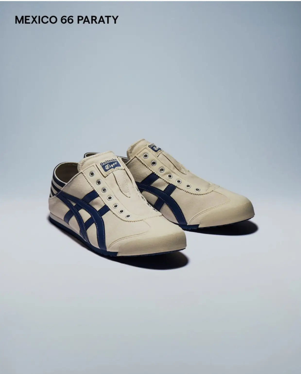 Onitsuka Tiger Mexico 66 Slip On Paraty Cream White Natural Blue (463