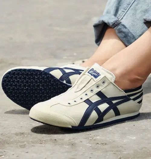 Onitsuka Tiger Mexico 66 Slip On Paraty Cream White Natural Blue (463