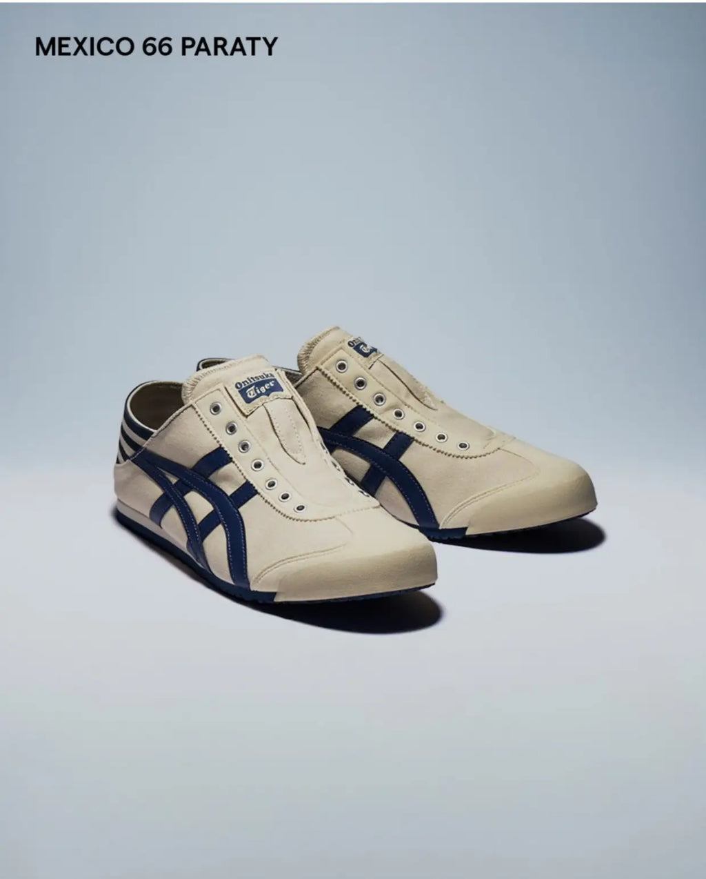 Onitsuka Tiger Mexico 66 Slip On Paraty Cream White Natural Blue (463