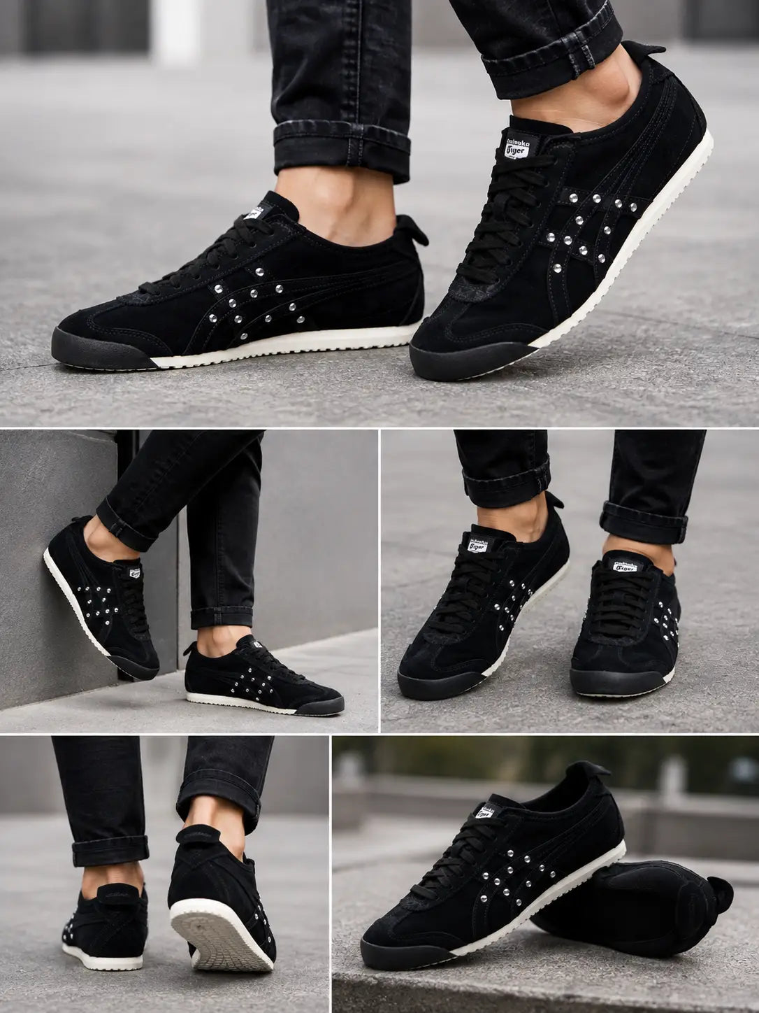 Onitsukaa tiger Mexico 66 SD Crystal black suede (390) fix