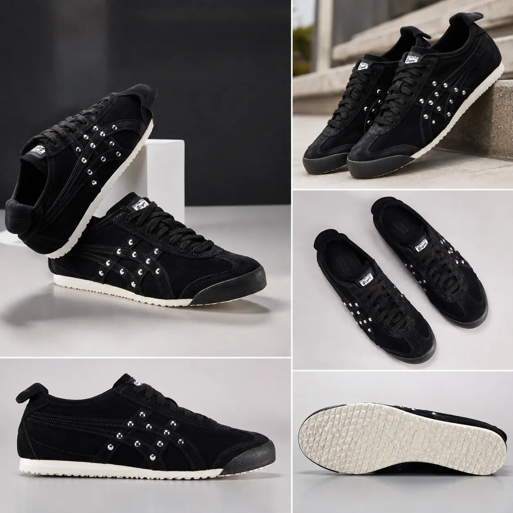 Onitsukaa tiger Mexico 66 SD Crystal black suede (390) fix