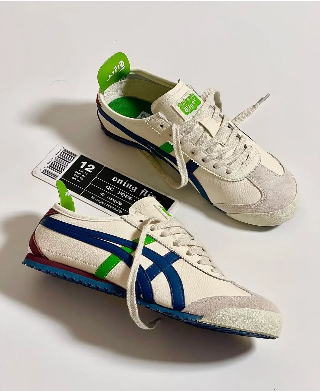 Onitsuk_a Tiger Mexico 66 Cream Mako Blue (Fix ( 152