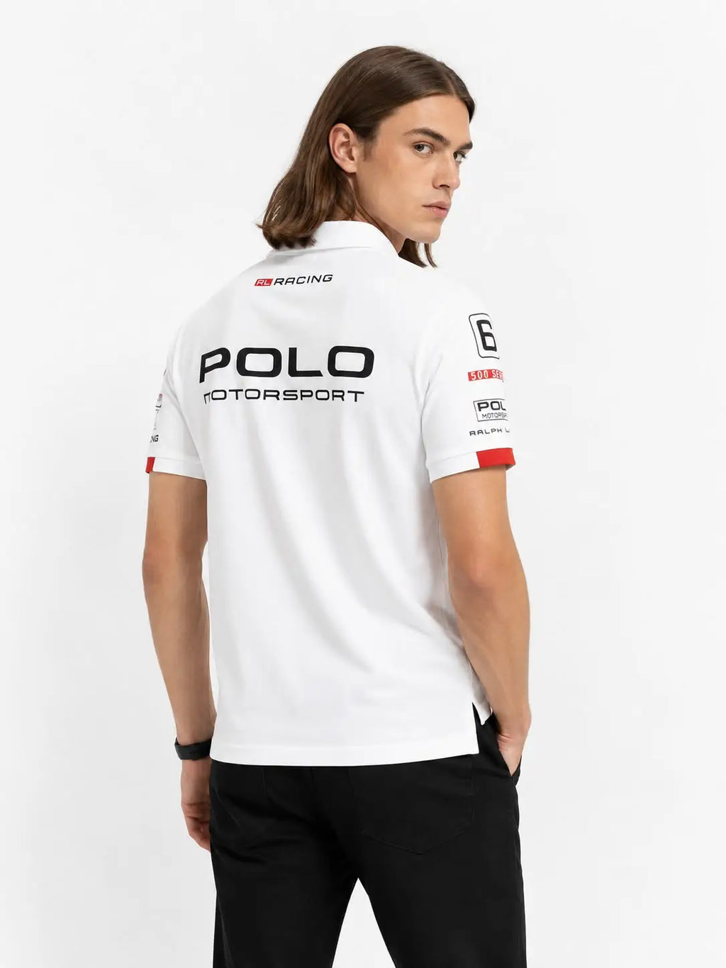 Ralp h Lauren White Embroidery Logo Premium Classic Polo T-Shirt