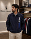 Ralp h Lauren Navy Blue Imported Premium Bomber Jacket