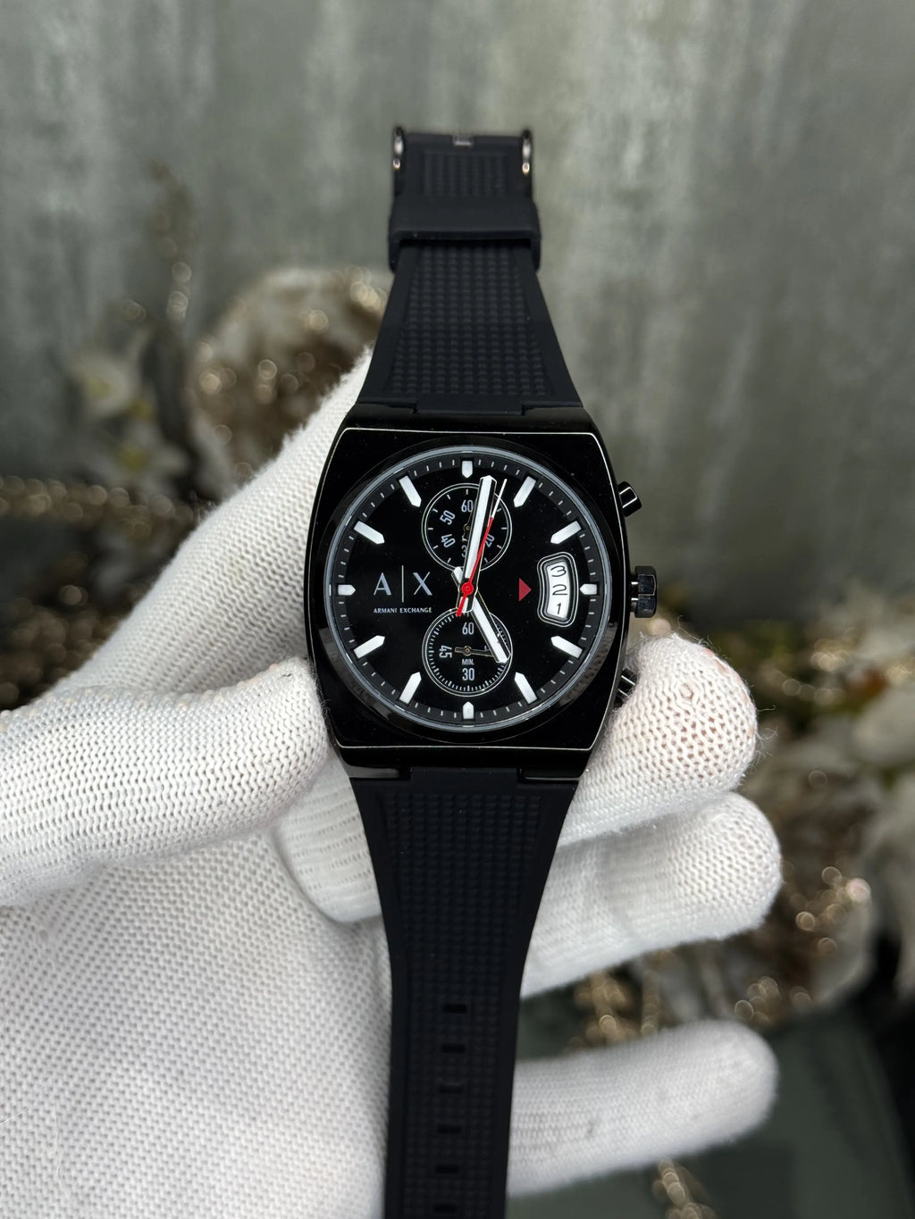 Arman i Exchange Oliver All Black Premium Chronograph Watch