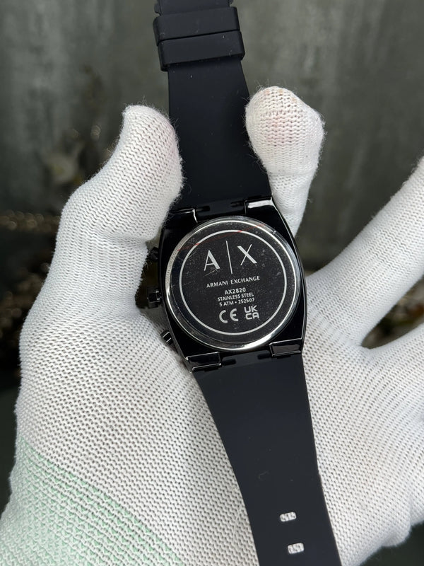 Arman i Exchange Oliver All Black Premium Chronograph Watch