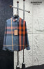 Burberr y Dark Grey 2 Checks Premium Shirt With Original Box