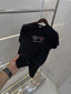 Karl Lagerfeld Black Logo Work Premium T-Shirt