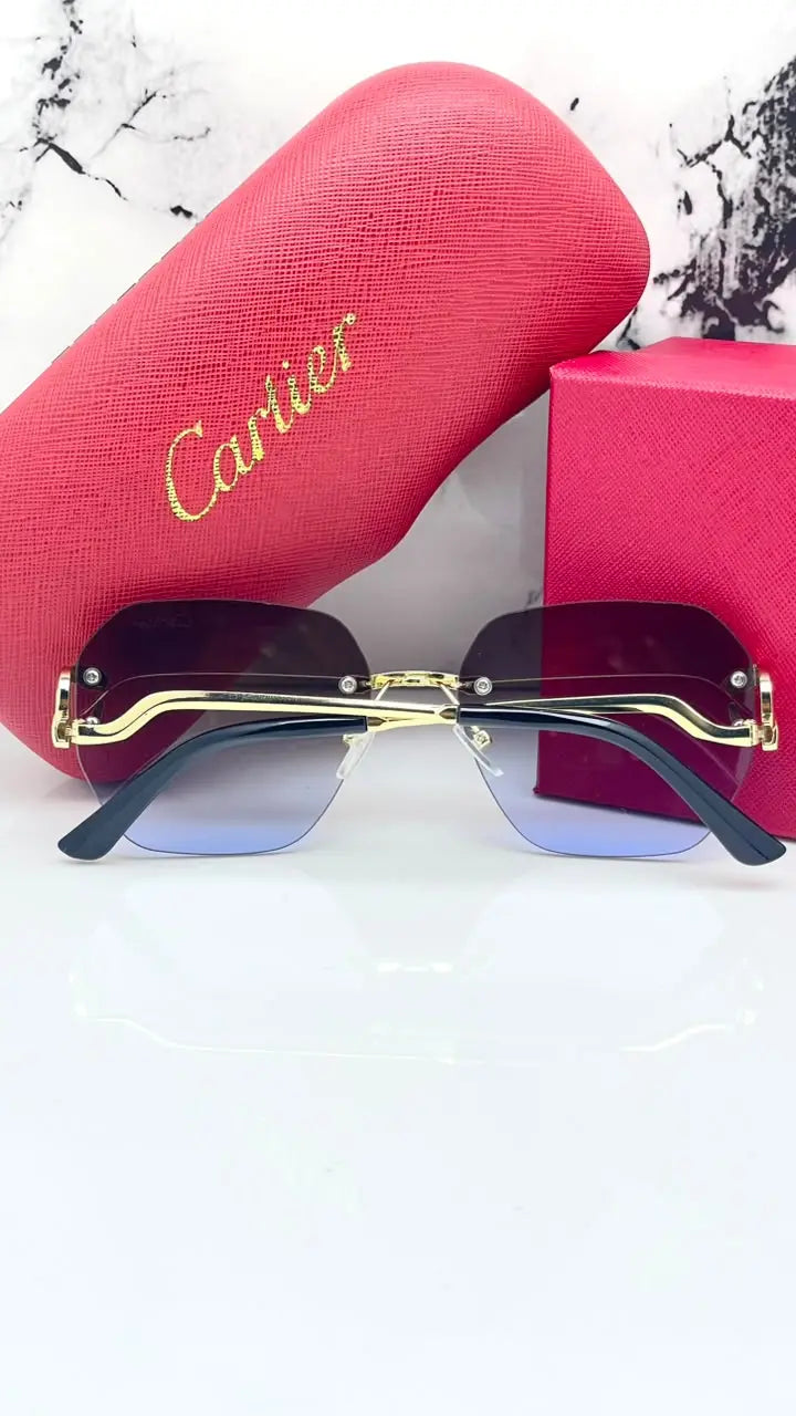 Cartier 8822 gold brown blue