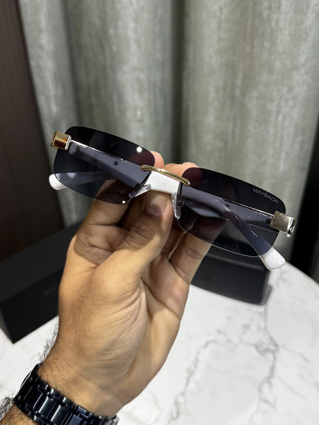 Maybach Marble Blue Black Premium Shades 7347 