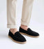 Zara_Black Premium Suede Leather Formal Loafers