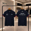 Hugo  Bos s X Porsche Navy Blue Logo Work Premium Polo T-shirt