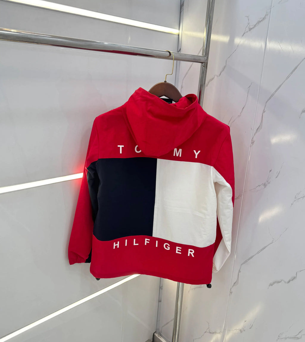 Tomm y Hilfiger Red Imported Premium Bomber Jacket